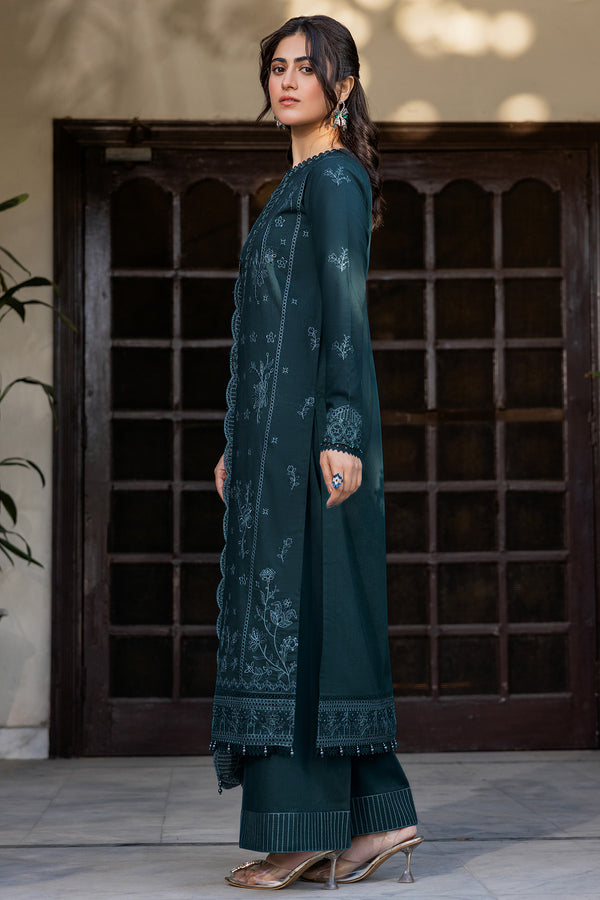 Farasha | Summer Weaves Embroidered Lawn | Teal Serenity by Farasha - Designer Dress - Type: Ladies Clothes - Available at Libayah - 100% Original