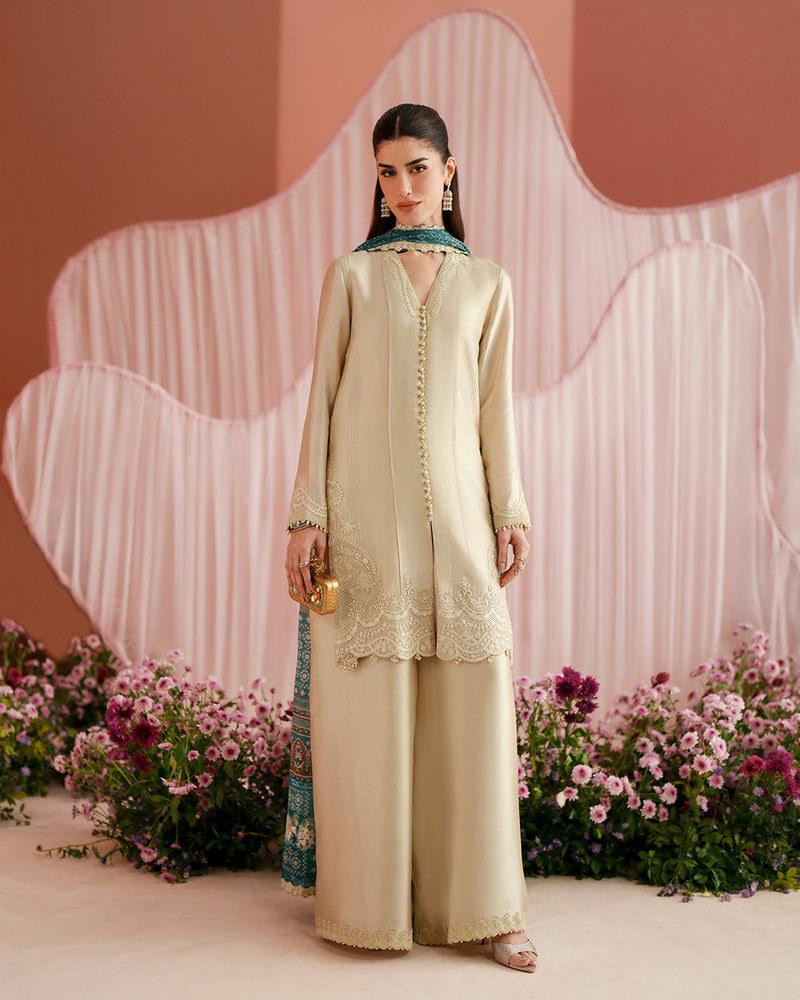 Faiza Saqlain | Roim Silk Edit | Rimaas by Faiza Saqlain - Designer Dress  - Type : Luxury Dress - Available at Libayah - 100% Original 