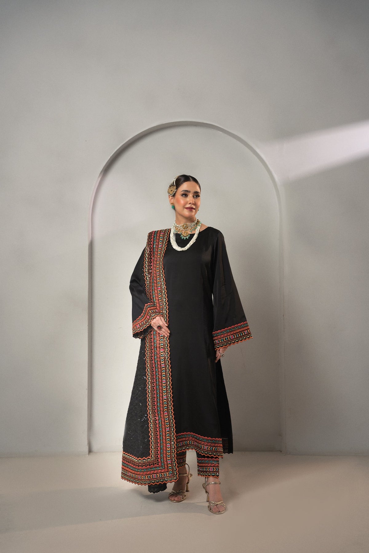Fozia Khalid | Dilkash Festive Wear 25 | Zehnaseeb by Fozia Khalid - Designer Dress - Type : Ladies Clothes - Available at Libayah - 100% Original 
