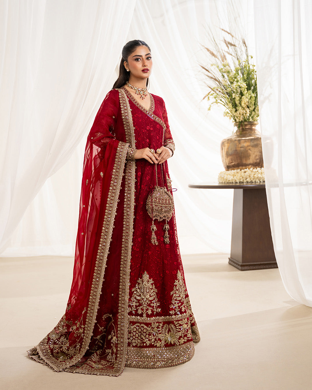 Faiza Saqlain | Rua Wedding Formals | Gul by Faiza Saqlain - Designer Dress  - Type : Ladies Clothes - Available at Libayah - 100% Original 
