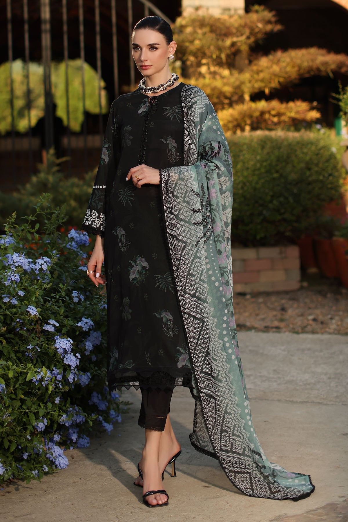 Nureh | Signature Prints 26 | SP-198 by Nureh - Designer Dress  - Type : Ladies Clothes - Available at Libayah - 100% Original 
