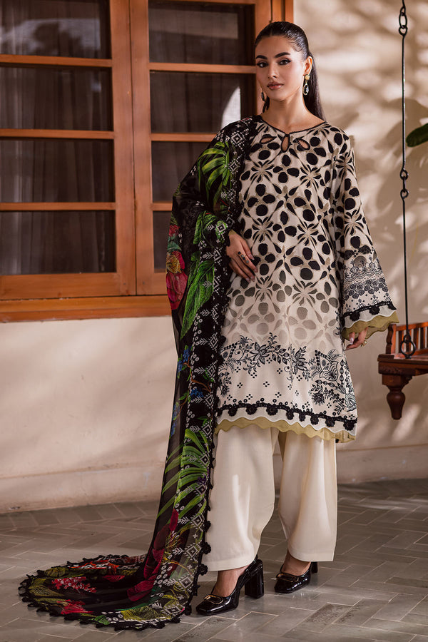 Nureh | Signature Printed Linen | SP-166 by Nureh - Designer Dress  - Type : Ladies Clothes - Available at Libayah - 100% Original 