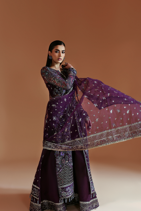 AMETHYST – authentic Pakistani formal dress from the Emaan Adeel Celestique Formals 25 collection for women in the UK.