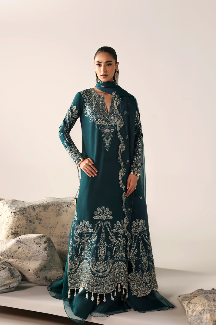Emaan Adeel | Serein Luxe Silk | STARLIGHT SWAY by Emaan Adeel - Designer Dress  - Type : Ladies Clothes - Available at Libayah - 100% Original 