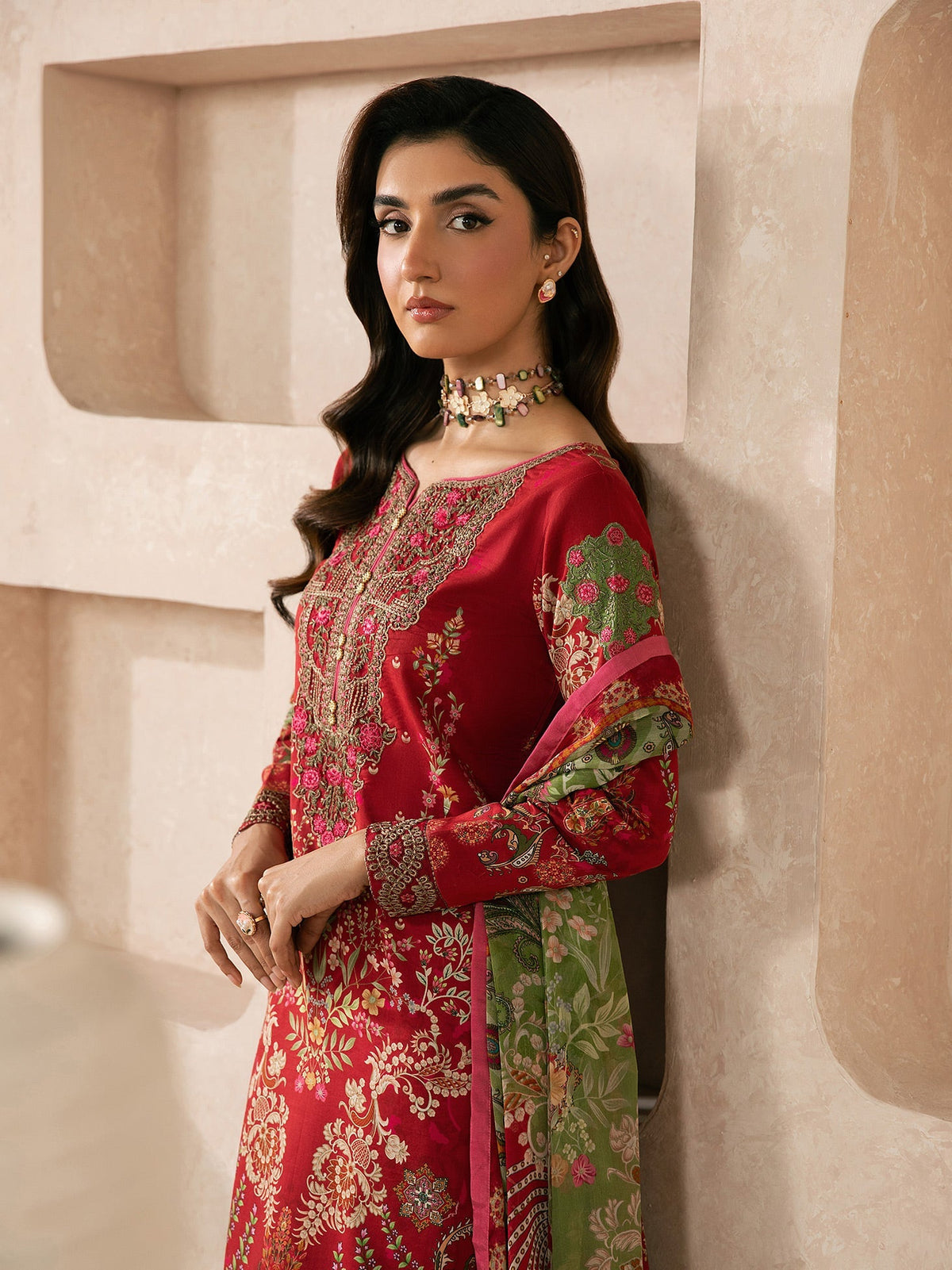Gulaal | Syra Lawn 26 | Nael D - 1 by Gulaal - Designer Dress  - Type : Ladies Clothes - Available at Libayah - 100% Original 
