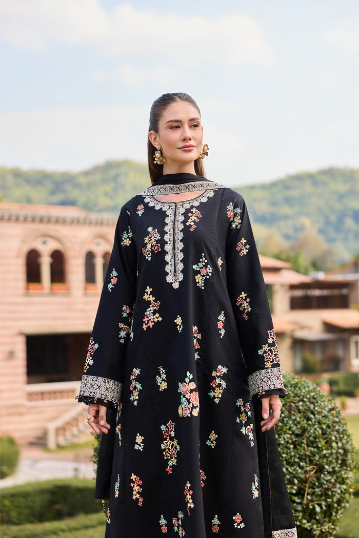Farasha | Sorine Summer 26 | Raven Elegance by Farasha - Designer Dress  - Type : Ladies Clothes - Available at Libayah - 100% Original 