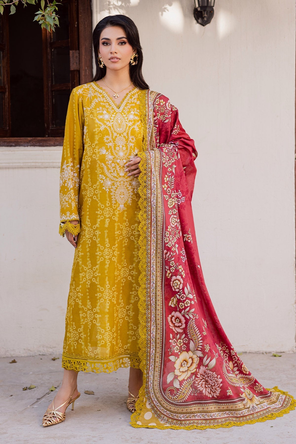 Afrozeh | Basic Pret 26 RTW | NACRE by Afrozeh - Designer Dress  - Type : Ladies Clothes - Available at Libayah - 100% Original 