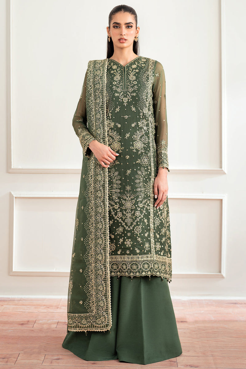 Farasha | Essence Formals 25 | Muted Moss by Farasha - Designer Dress  - Type : Ladies Clothes - Available at Libayah - 100% Original 