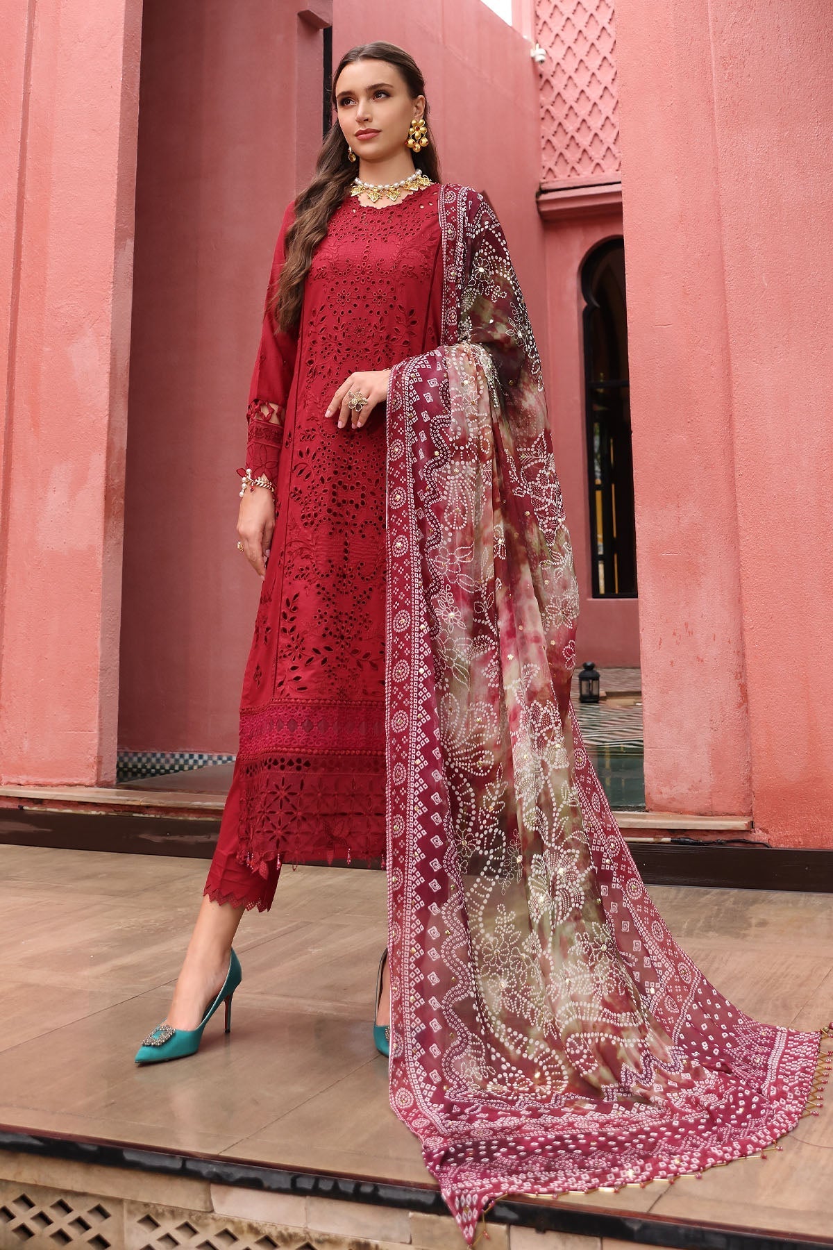 Nureh | Bazaar Lawn 25 | NE-109 by Nureh - Designer Dress - Type: Ladies Clothes - Available at Libayah - 100% Original