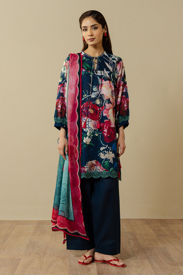 Zara Shahjahan | Coco Prints 26 | Avena-3A by Zara Shahjahan - Designer Dress  - Type : Ladies Clothes - Available at Libayah - 100% Original 