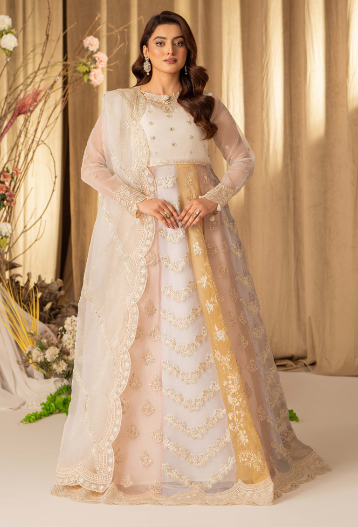 Humdum | Chiffon Collection | HOC - D16 by Humdum - Designer Dress - Type: Ladies Clothes - Available at Libayah - 100% Original