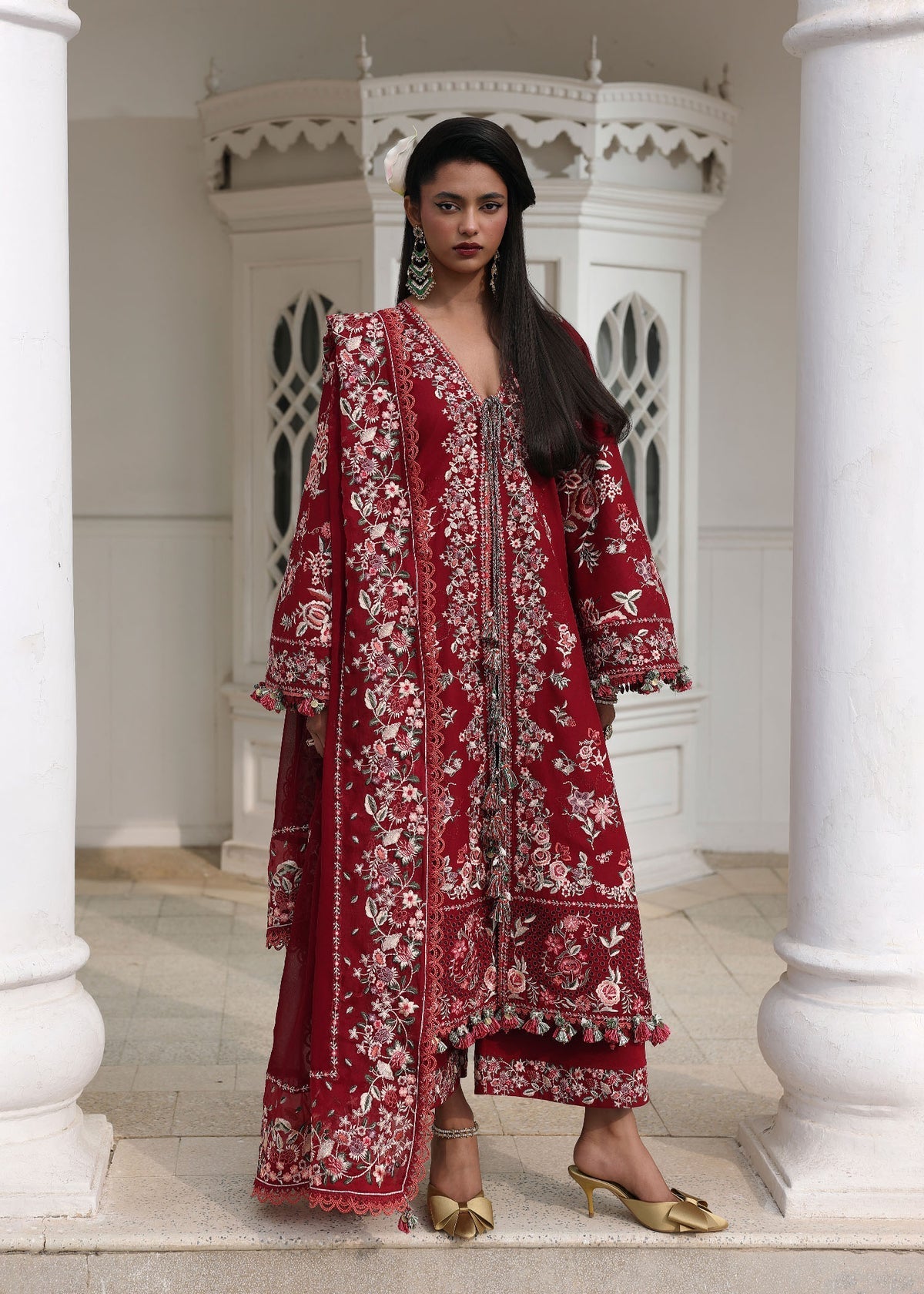 Hussain Rehar | Kalabagh Luxury Lawn 26 | Kastanaa by Hussain Rehar - Designer Dress  - Type : Ladies Clothes - Available at Libayah - 100% Original 