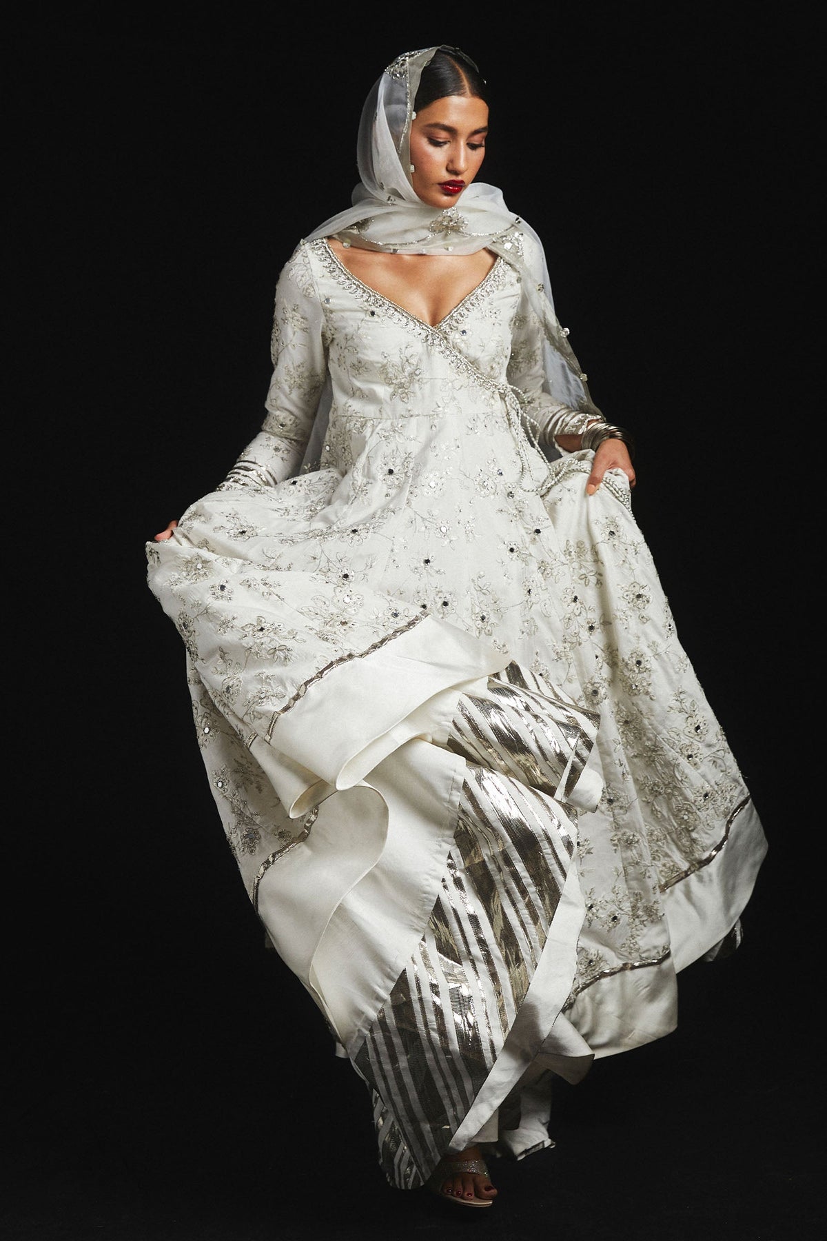 Zara Shahjahan | Chandni Raat Formals 2024 | SHAAM by Zara Shahjahan - Designer Dress - Type: Ladies Clothes - Available at Libayah - 100% Original