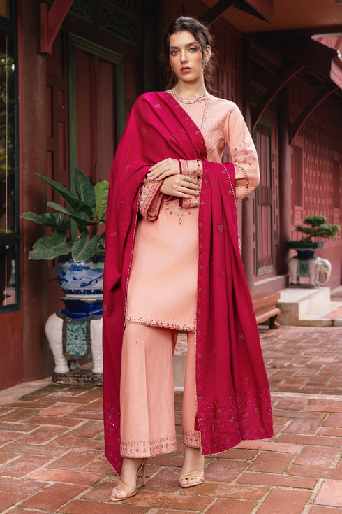 Naqshi | Nuri Khaddar Velvet Marina | Insabat by Naqshi - Designer Dress  - Type : Ladies Clothes - Available at Libayah - 100% Original 
