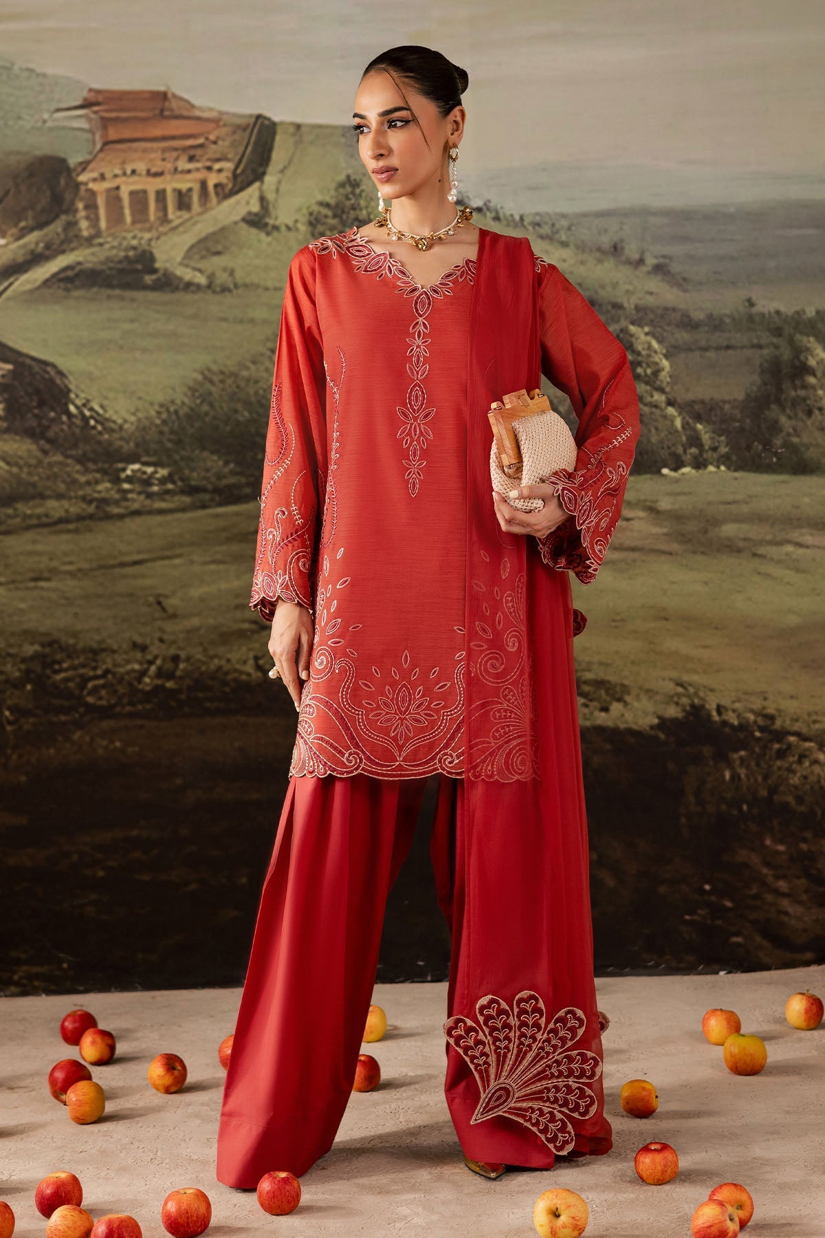 NP-669 – authentic Pakistani dress from the Nureh Shades of Winter collection for women in the UK