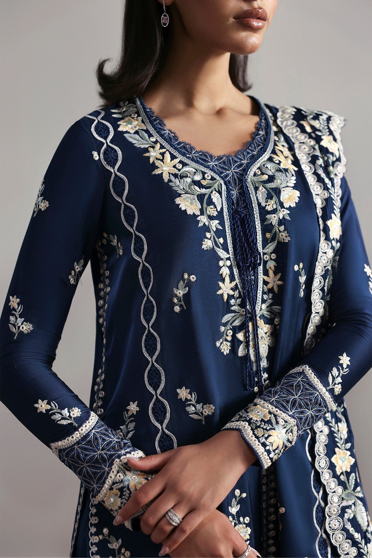 Afrozeh | Slate Ready to Wear | Alara by Afrozeh - Designer Dress  - Type : Ladies Clothes - Available at Libayah - 100% Original 