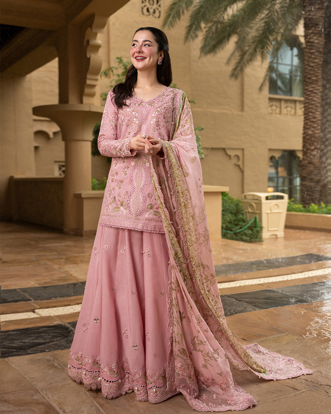 Faiza Saqlain | AYA - Unstitched Luxury Lawn '26 | Asja by Faiza Saqlain - Designer Dress  - Type : Ladies Clothes - Available at Libayah - 100% Original 
