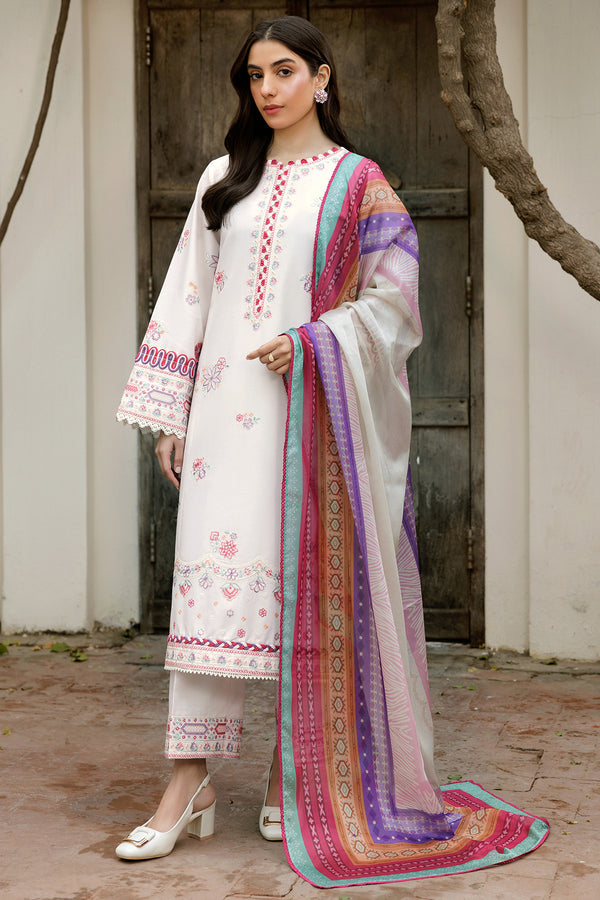 Farasha | Summer Weaves Embroidered Lawn | Pebble Glow by Farasha - Designer Dress - Type: Ladies Clothes - Available at Libayah - 100% Original