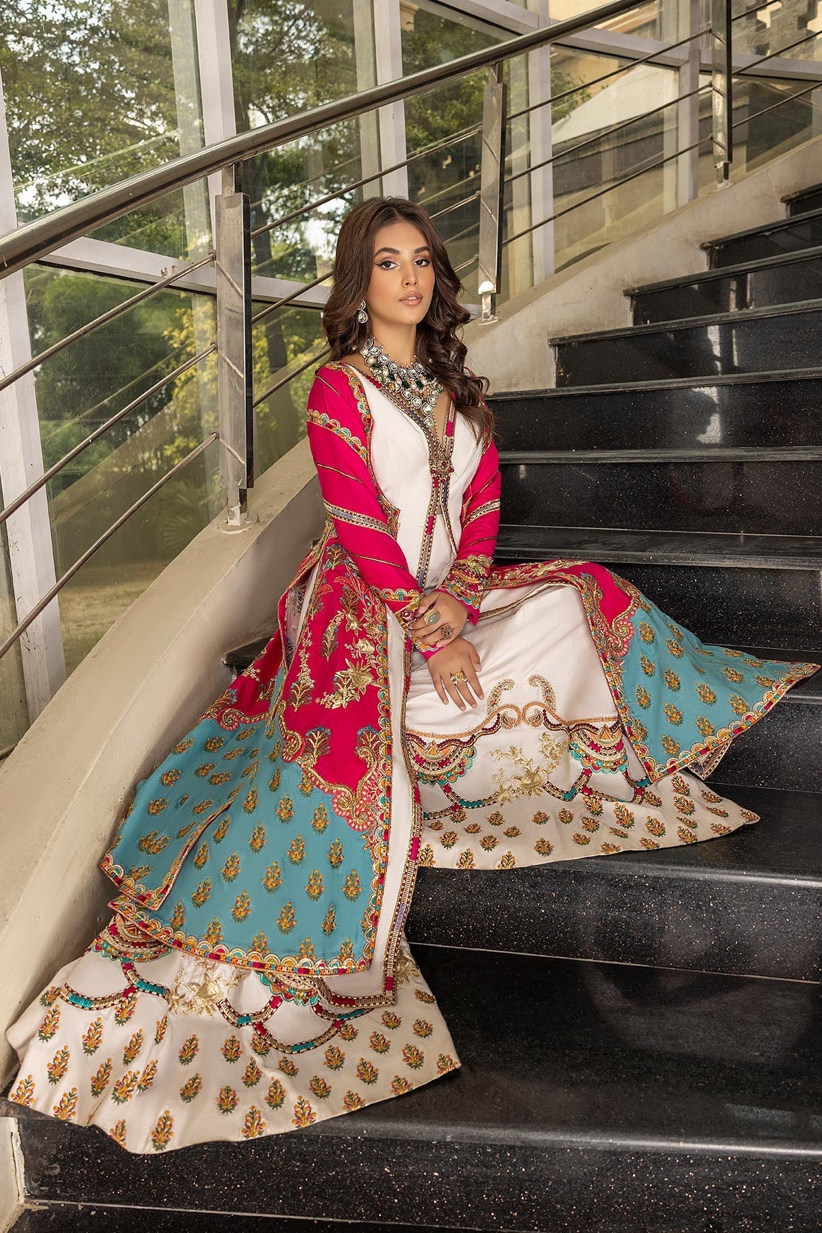 Mina Kashif | Wedding Formals | MK22-12 by Mina Kashif - Designer Dress - Type: Bridal - Available at Libayah - 100% Original