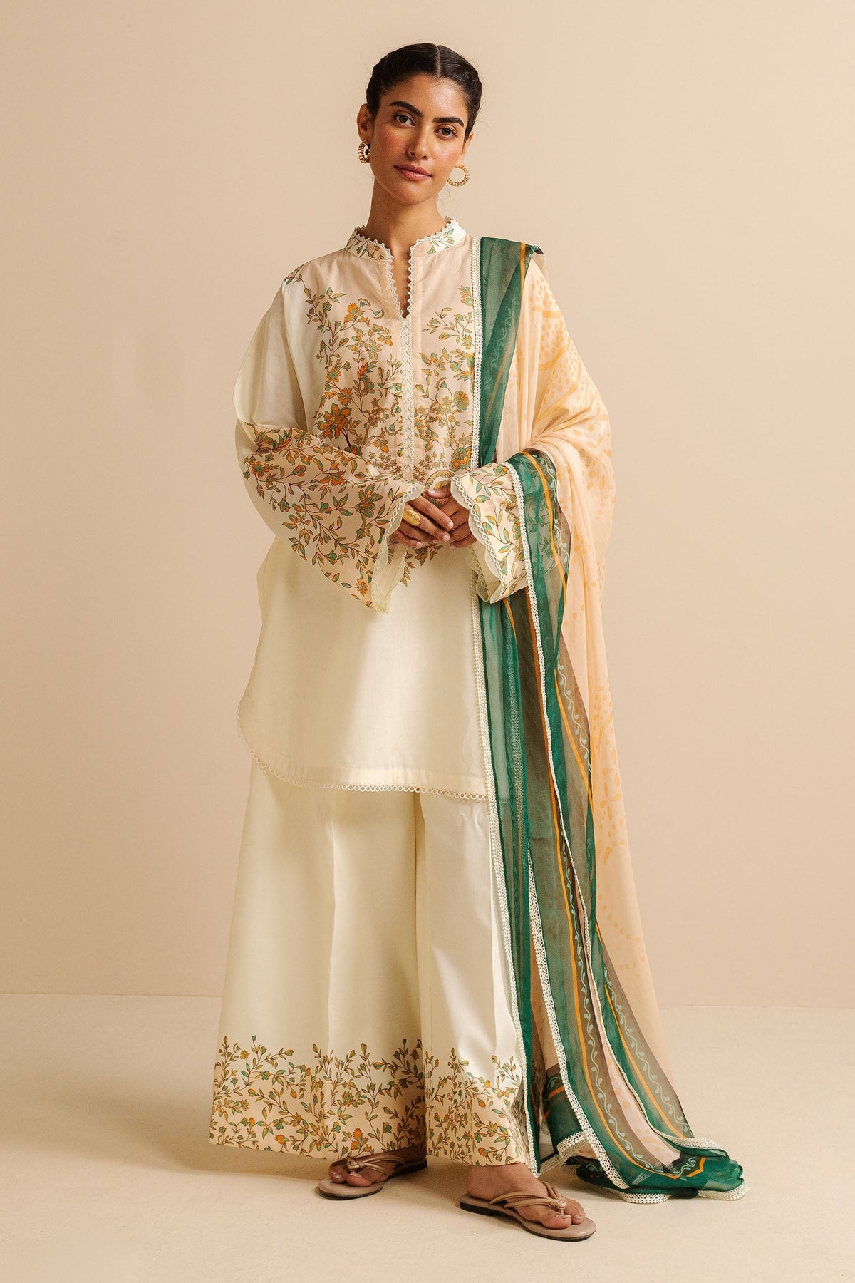 Zara Shahjahan | Coco Prints | Nisa-4A by Zara Shahjahan - Designer Dress - Type: Ladies Clothes - Available at Libayah - 100% Original