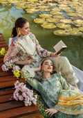 Elaf Premium | Print Chikankari 25 | ELK-06B ROSES & WHITES by Elaf Premium - Designer Dress - Type: Ladies Clothes - Available at Libayah - 100% Original