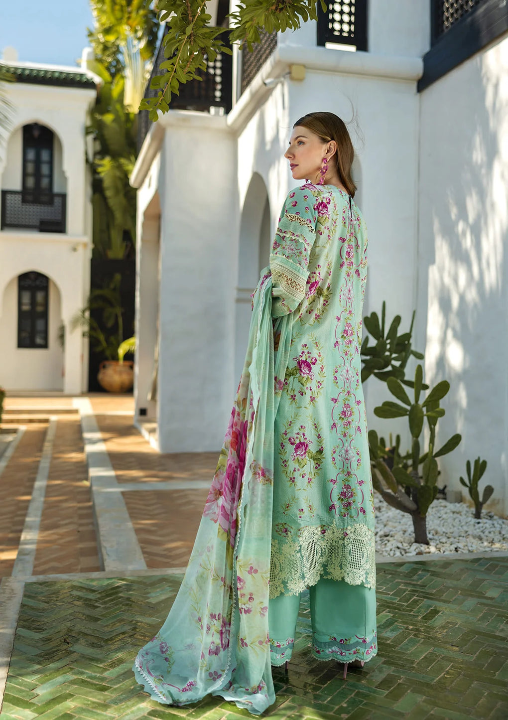 Elaf Premium | Signature 25 | ETS-03A TURQUOISE by Elaf Premium - Designer Dress - Type: Ladies Clothes - Available at Libayah - 100% Original