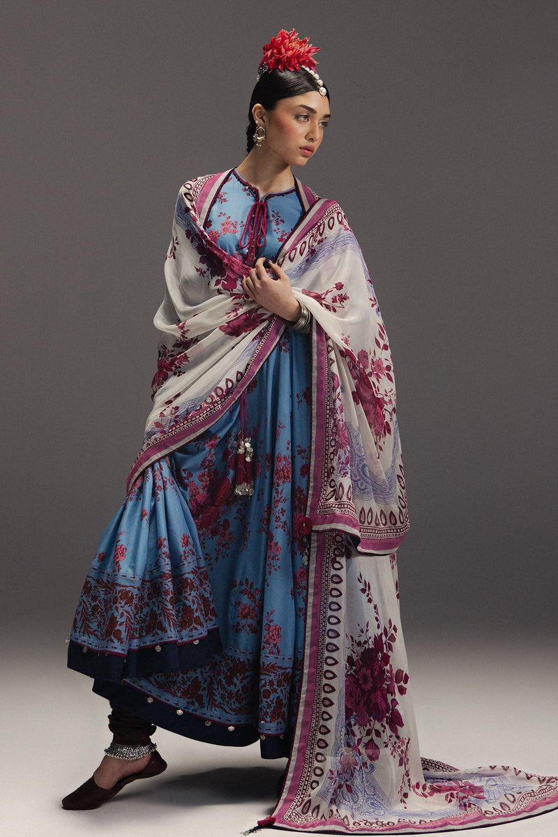 Zara Shahjahan | Anarkali 26 | Falak Ara-D2 - Designer Dress - Type : Ladies Clothes - Available at Libayah - 100% Original