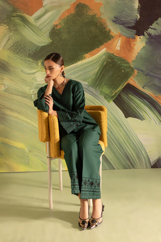 Batik | Boho | Bottle Gum 2Pc by Batik - Designer Dress - Type: Ladies Clothes - Available at Libayah - 100% Original