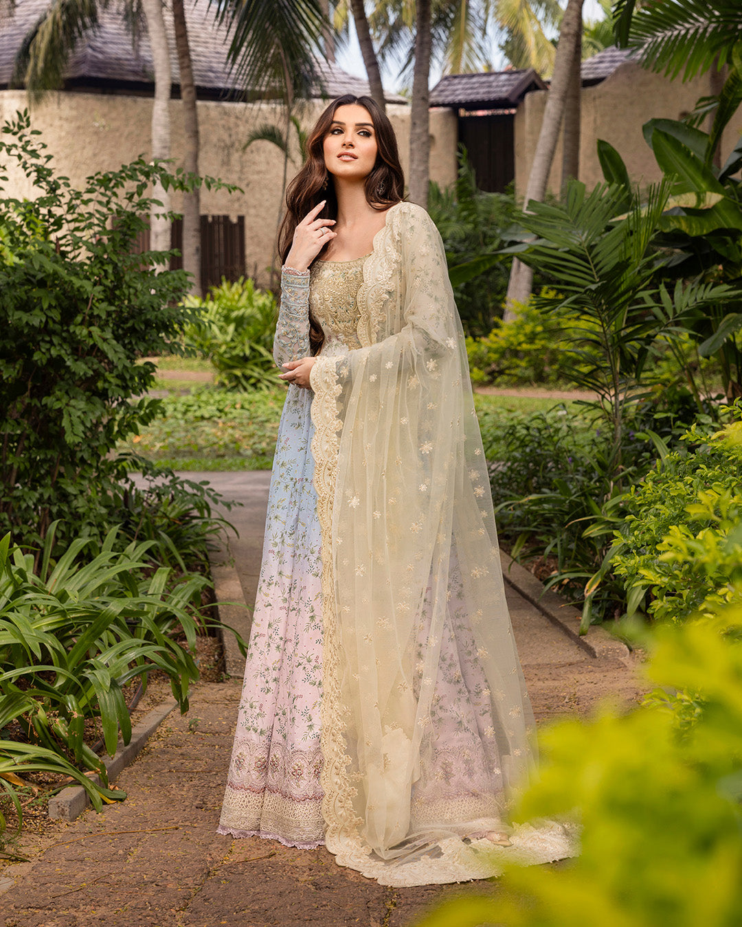 Faiza Saqlain | Zinnia Lawn 25 | Freesia by Faiza Saqlain - Designer Dress - Type: Ladies Clothes - Available at Libayah - 100% Original