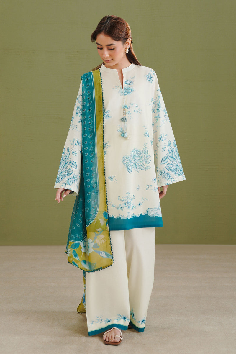 Zara Shahjahan | Coco Prints 26 | Riya-2A - Designer Dress - Type : Ladies Clothes - Available at Libayah - 100% Original
