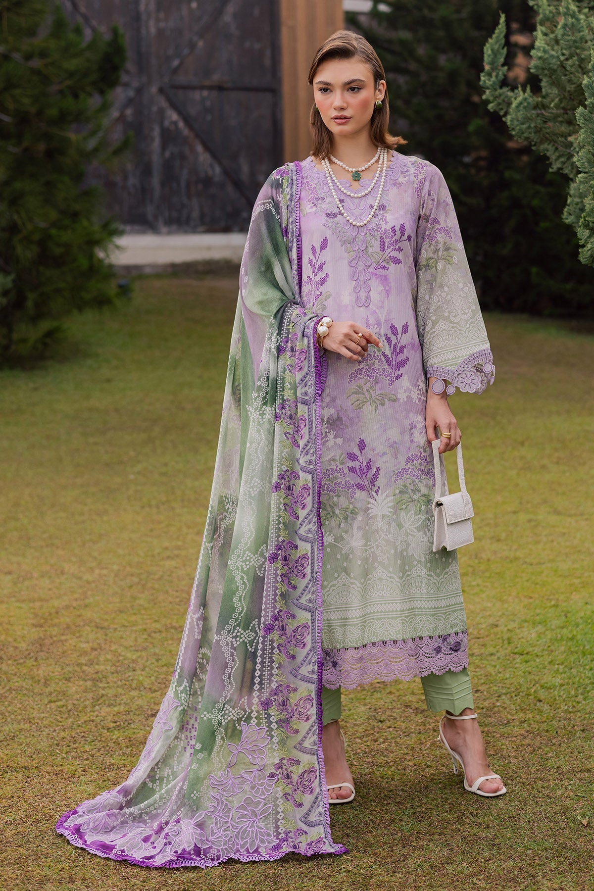 Nureh | Gardenia Lawn 26 | NSG-211 by Nureh - Designer Dress  - Type : Ladies Clothes - Available at Libayah - 100% Original 