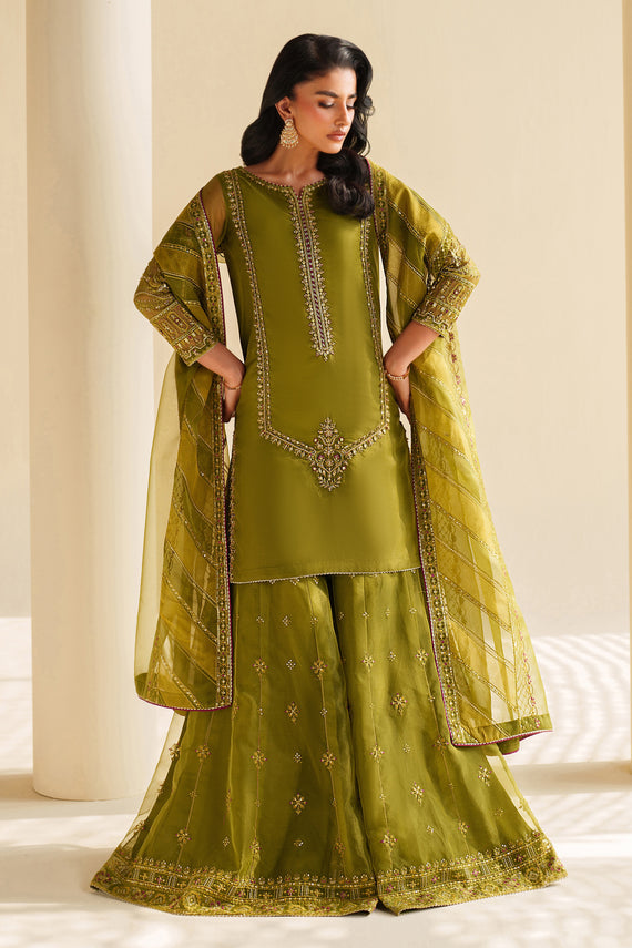 Naqshi | Feemora Organza Raw Silk | Feeha by Naqshi - Designer Dress  - Type : Ladies Clothes - Available at Libayah - 100% Original 