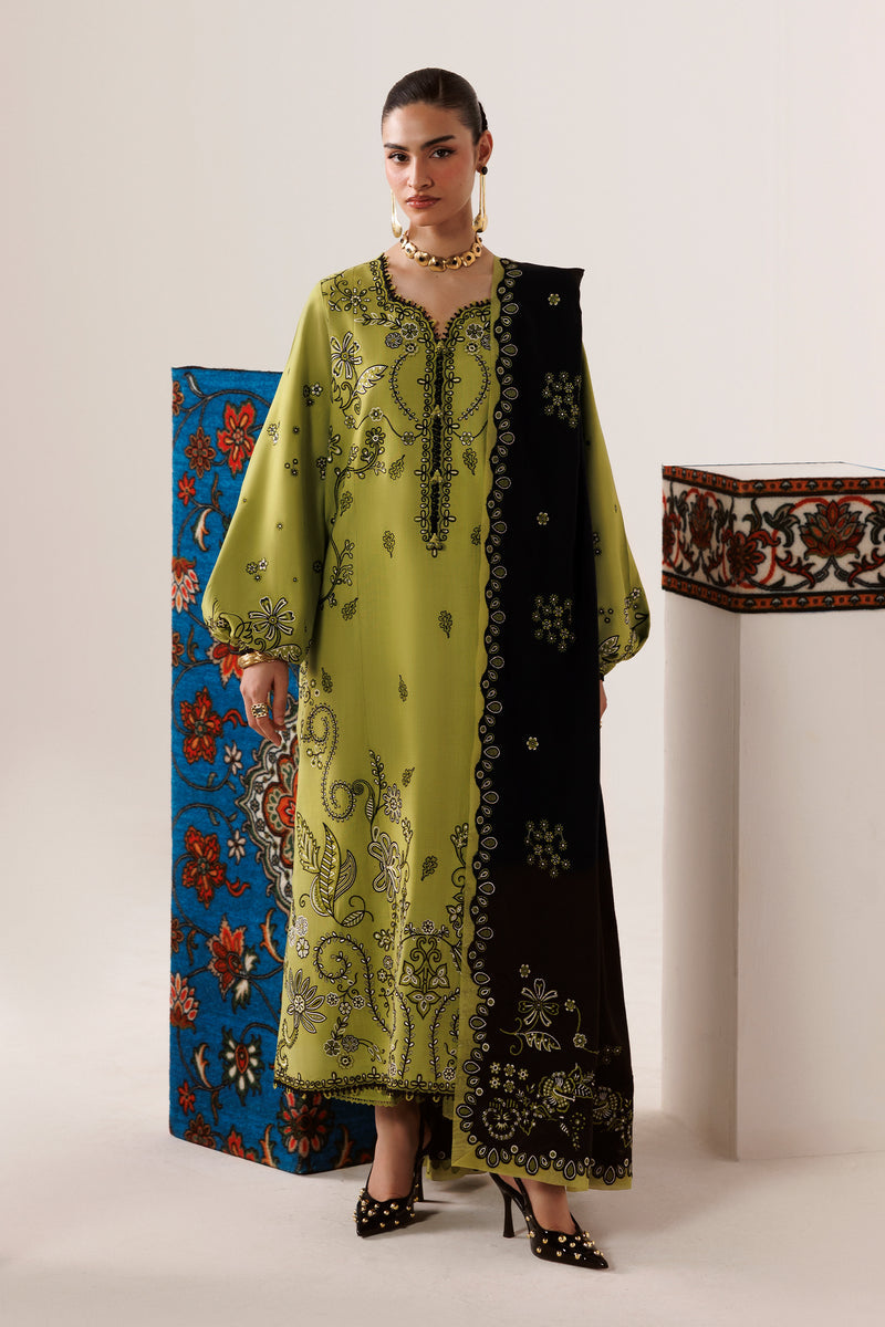 Qalamkar | Q Line Linen 26 | QLW-01 AMARAH by Qalamkar - Designer Dress  - Type : Ladies Clothes - Available at Libayah - 100% Original 