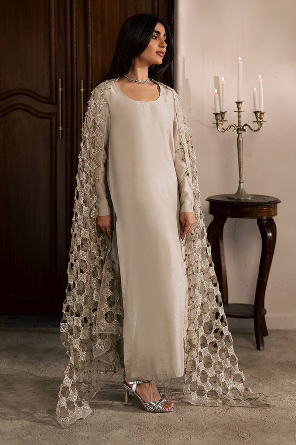 Afrozeh | Basic Pret 26 RTW | NACRE by Afrozeh - Designer Dress  - Type : Ladies Clothes - Available at Libayah - 100% Original 