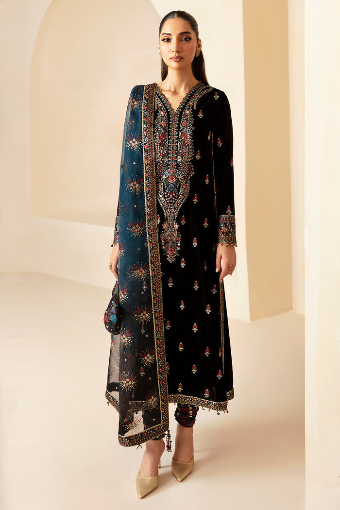 Jazmin | Velvet Edit 24 | VF-2028 by Jazmin - Designer Dress - Type: Ladies Clothes - Available at Libayah - 100% Original
