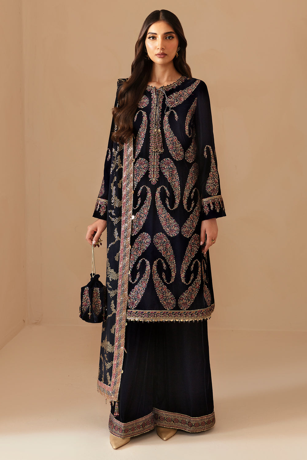 Jazmin | Velvet Edit 24 |  Velvet Formal VF-2024 by Jazmin - Designer Dress - Type: Formal - Available at Libayah - 100% Original