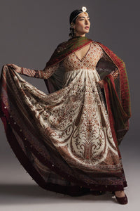 Zara Shahjahan | Anarkali 26 | Shahkar-D3 - Designer Dress - Type : Ladies Clothes - Available at Libayah - 100% Original