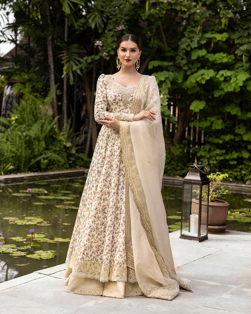 Faiza Saqlain | Zinnia Lawn 25 | Vinika by Faiza Saqlain - Designer Dress - Type: Ladies Clothes - Available at Libayah - 100% Original
