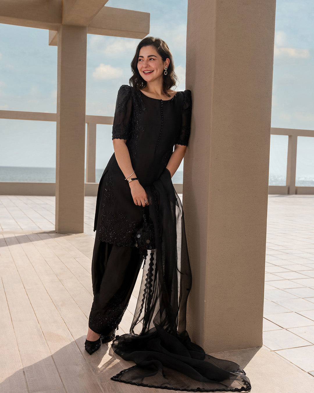 Faiza Saqlain | Reina Luxe | Temirah by Faiza Saqlain - Designer Dress  - Type : Ladies Clothes - Available at Libayah - 100% Original 