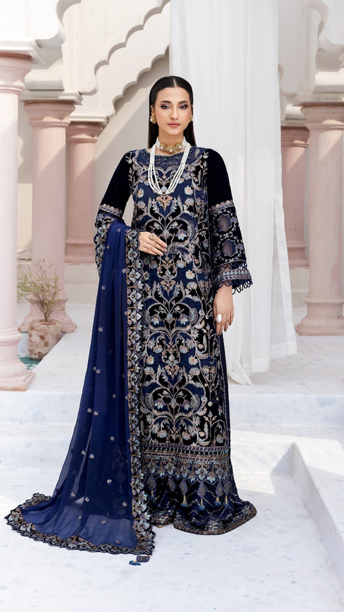 Zebtan | Andaz e Makhmal | ZAM-01 by Zebtan - Designer Dress - Type: Ladies Clothes - Available at Libayah - 100% Original