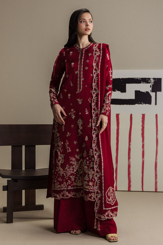 Zara Shahjahan | Festive 26 | Rukhsaar by Zara Shahjahan - Designer Dress  - Type : Ladies Clothes - Available at Libayah - 100% Original 
