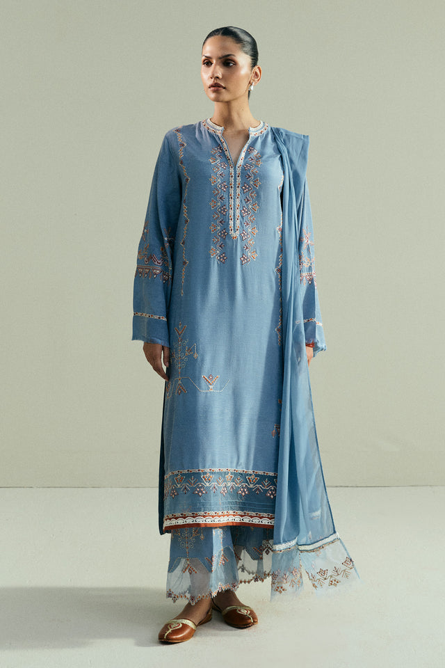 Zara Shahjahan | Pret 26 | CR25P0962A by Zara Shahjahan - Designer Dress  - Type : Ladies Clothes - Available at Libayah - 100% Original 