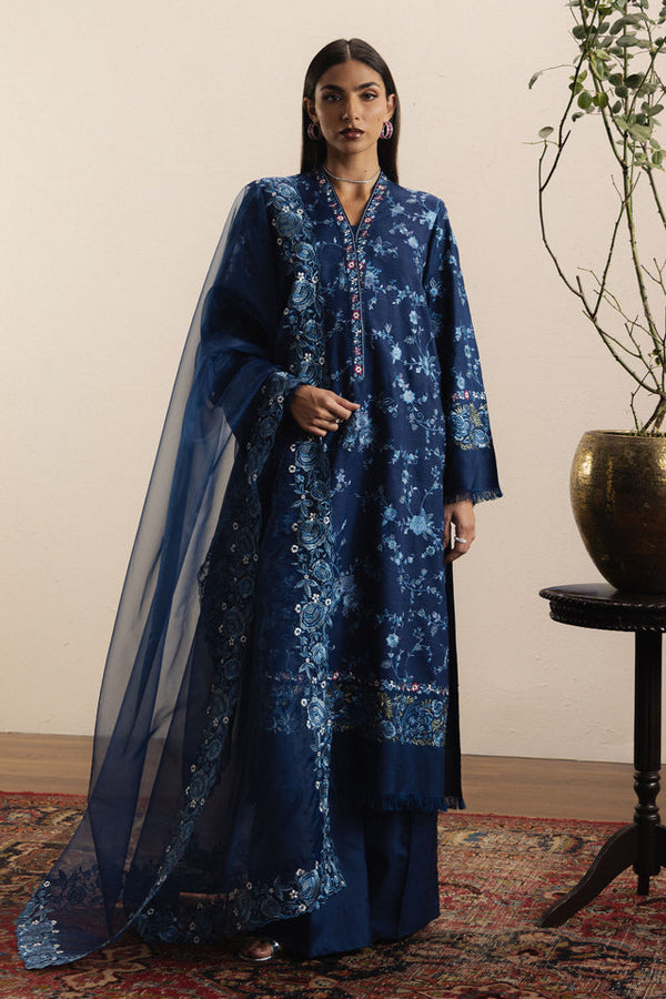 Zara Shahjahan | Festive 26 | Neelzar by Zara Shahjahan - Designer Dress  - Type : Ladies Clothes - Available at Libayah - 100% Original 