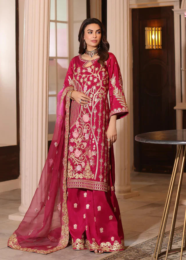 Waqas Shah | Meh-E-Nur | FREESIA by Waqas Shah - Designer Dress - Type: Ladies Clothes - Available at Libayah - 100% Original