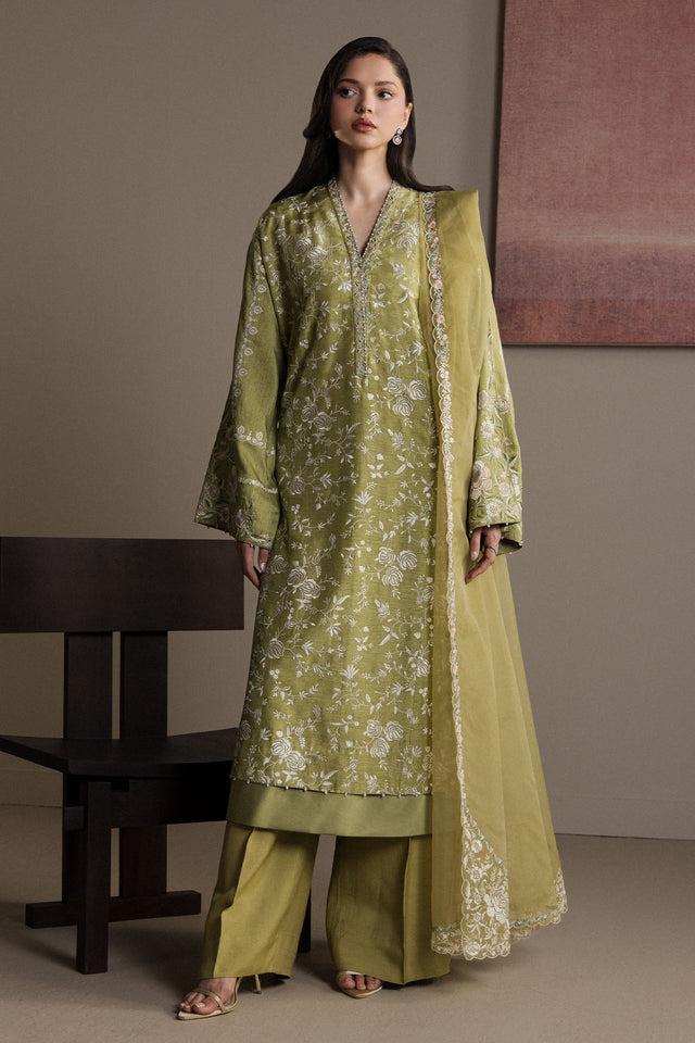 Zara Shahjahan | Festive 26 | Zarqash by Zara Shahjahan - Designer Dress  - Type : Ladies Clothes - Available at Libayah - 100% Original 