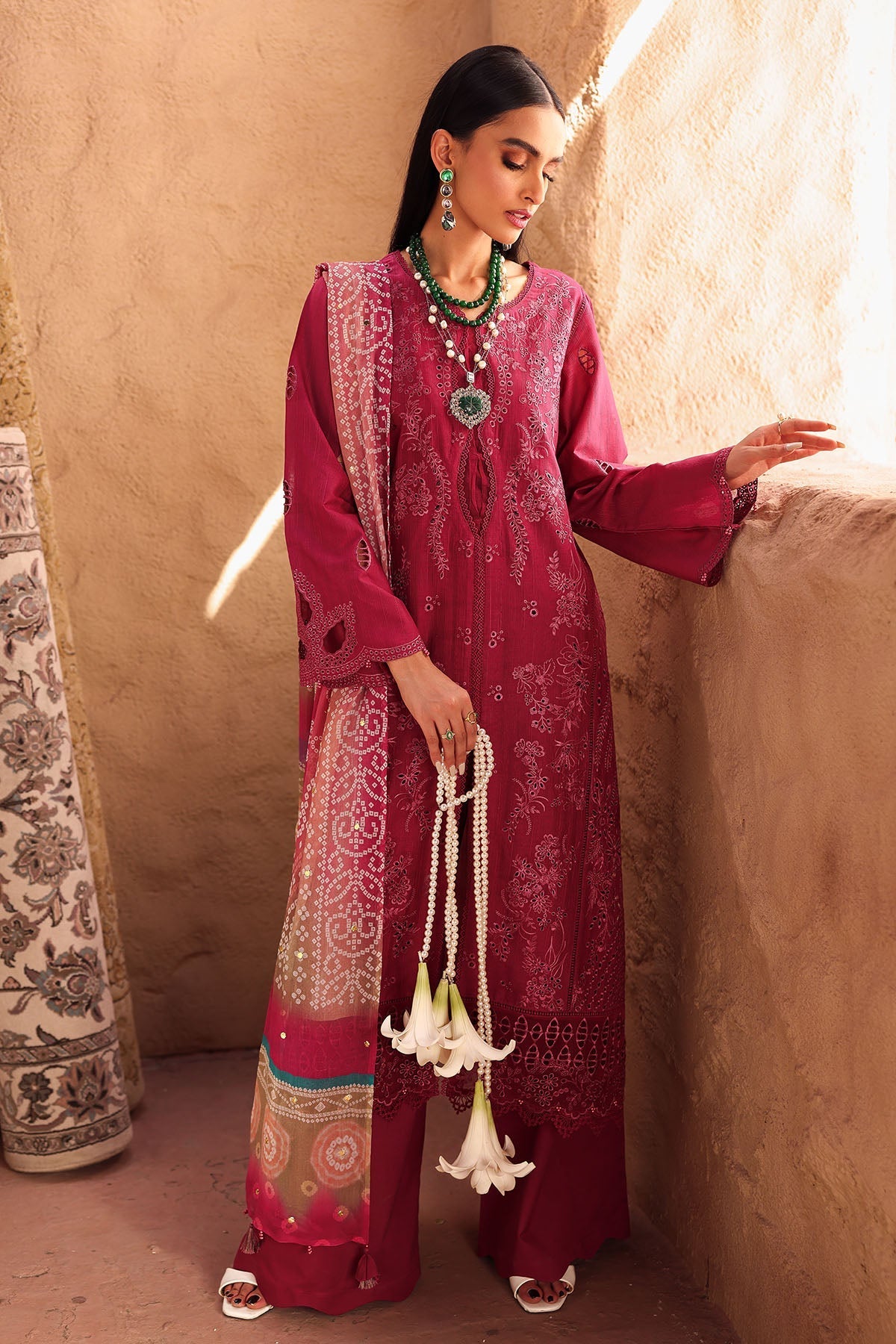 Nureh | Bazaar Lawn | NE-158 by Nureh - Designer Dress - Type: Ladies Clothes - Available at Libayah - 100% Original