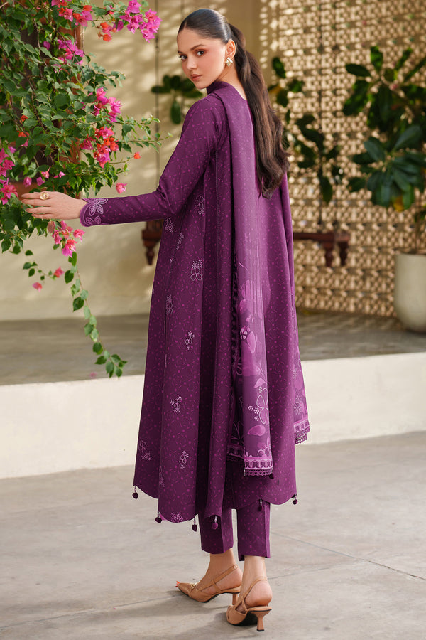 Farasha | Meline Premium Viscose 25 | Wild Plum by Farasha - Designer Dress  - Type : Ladies Clothes - Available at Libayah - 100% Original 