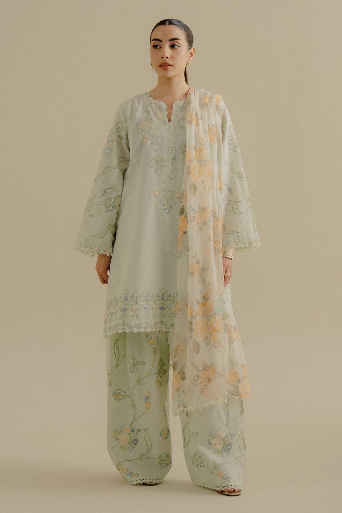 Zara Shahjahan | Coco Lawn 25 | Elva-1B by Zara Shahjahan - Designer Dress - Type: Ladies Clothes - Available at Libayah - 100% Original