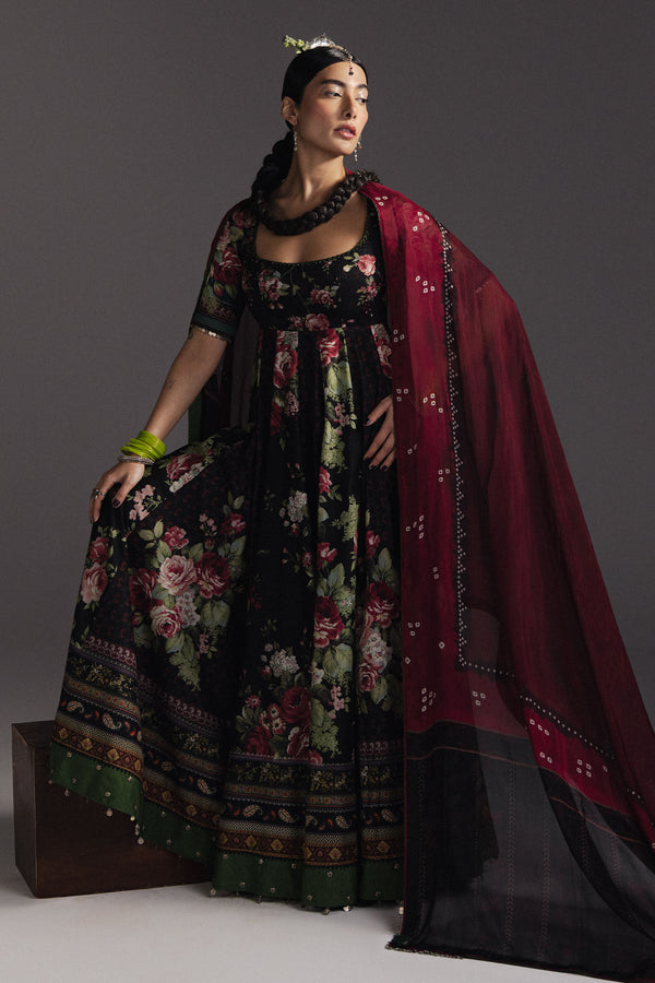 Zara Shahjahan | Anarkali 26 | Shehzadi-D5 - Designer Dress - Type : Ladies Clothes - Available at Libayah - 100% Original