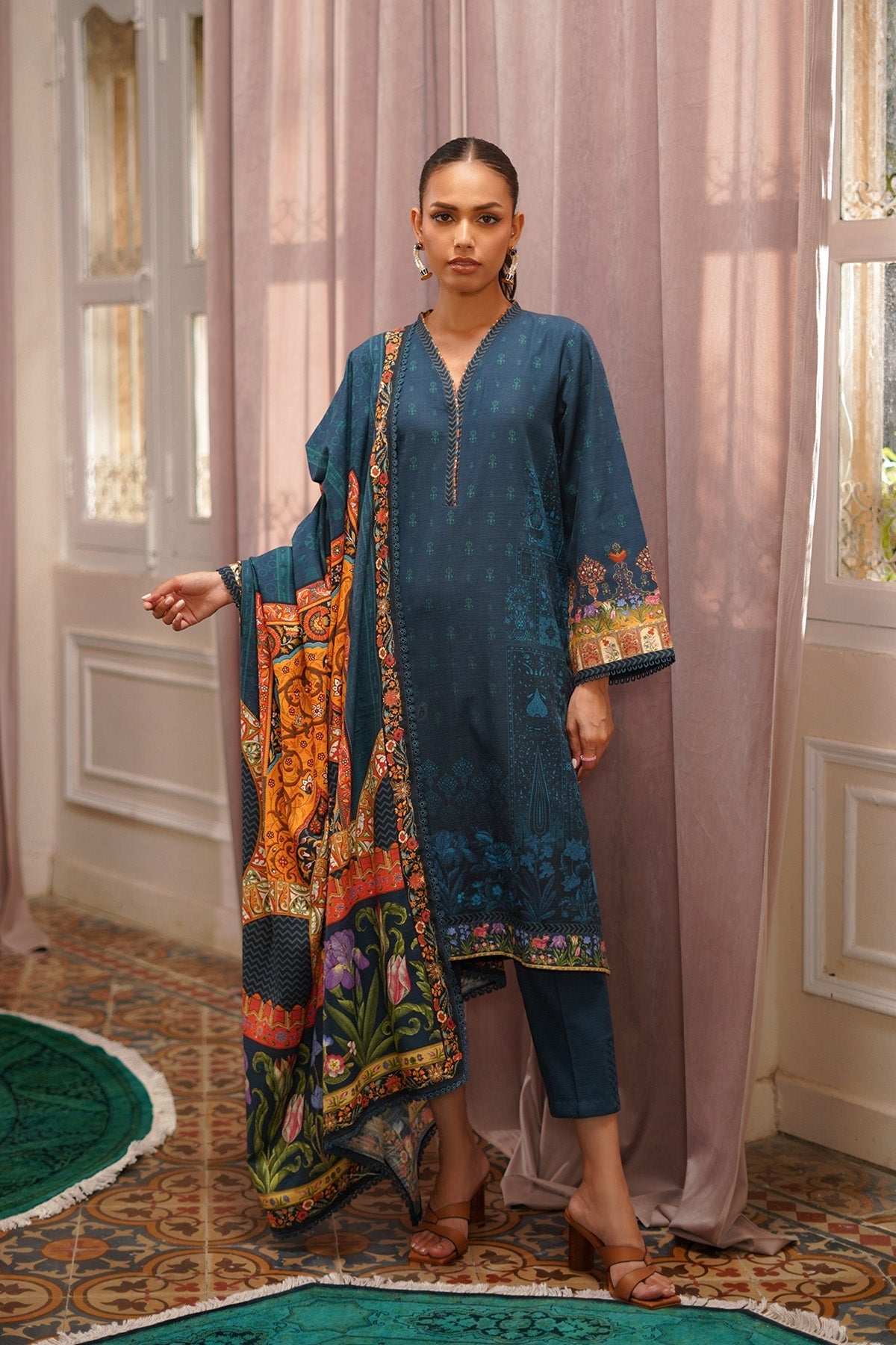Sahar | Autumn Winter 2024 | Evergreen Charm by Sahar - Designer Dress - Type: Ladies Clothes - Available at Libayah - 100% Original